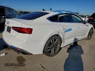 ✅ 2022 Audi S5 Sportback Premium Plus • VIN: WAUC4CF56NA026803 • Lot: 91043415. Listed on Copart with 72,261 mi. Free auction sales archive from the USA and detailed vehicle history report at DreamBid. Image 3.