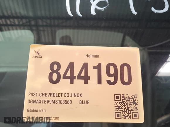 ✅ 2021 Chevrolet Equinox LT • VIN: 3GNAXTEV9MS103560 • Lot: 42832656. Wystawiony na IAAI z przebiegiem 116 754 mil. Bezpłatny archiwum sprzedaży aukcyjnych z USA i szczegółowy raport historii pojazdu na DreamBid. Zdjęcie 1.