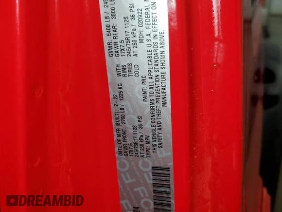 ✅ 2022 Jeep Wrangler Unlimited Sport S • VIN: 1C4HJXDG2NW152124 • Lot: 55214015. Listed on Copart with 36,063 mi. Free auction sales archive from the USA and detailed vehicle history report at DreamBid. Image 13.