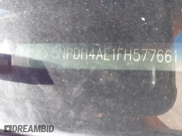 ✅ 2015 Hyundai Elantra SE • VIN: 5NPDH4AE1FH577661 • Lot: 43659649. Listed on IAAI with 199,883 mi. Free auction sales archive from the USA and detailed vehicle history report at DreamBid. Image 9.