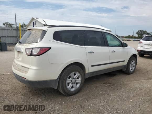 2013 Chevrolet Traverse LS with VIN 1GNKRFED7DJ183014, listed as a Copart auction lot 80904775 with 182,043 mi miles and Salvage title. Bid and sale history available at DreamBid. Image 3.