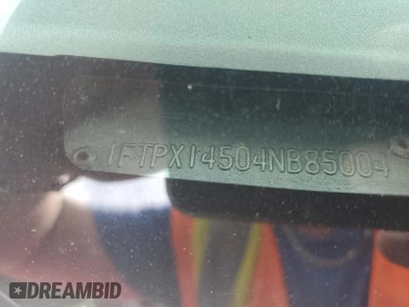 ✅ 2004 Ford F-150 XLT • VIN: 1FTPX14504NB85004 • Lot: 61005085. Listed on Copart with 191,185 mi. Free auction sales archive from the USA and detailed vehicle history report at DreamBid. Image 12.