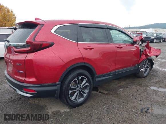 ✅ 2021 Honda CR-V EX • VIN: 7FART6H59ME007302 • Lot: 43653417. Listed on IAAI with 60,798 mi. Free auction sales archive from the USA and detailed vehicle history report at DreamBid. Image 4.