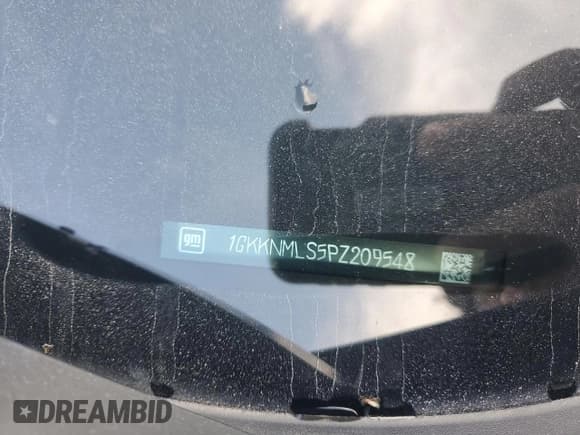 ✅ 2023 GMC Acadia SLT • VIN: 1GKKNMLS5PZ209548 • Lot: 67954565. Listed on Copart with 92,430 mi. Free auction sales archive from the USA and detailed vehicle history report at DreamBid. Image 14.