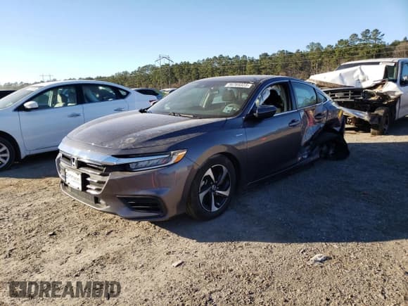 ✅ 2021 Honda Insight EX • VIN: 19XZE4F57ME007866 • Лот: 36769323. Опубликован ранее на Copart с пробегом 34 166 миль. Бесплатный доступ к архиву аукционных продаж из США и подробный отчёт об истории автомобиля на DreamBid. Изображение 1.