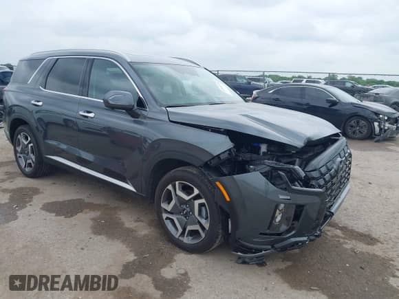 ✅ 2025 Hyundai Palisade Limited • VIN: KM8R54GE5SU821958 • Лот: 42140186. Размещён на IAAI с пробегом 7 663 миль миль. Получите бесплатный доступ к архиву аукционных продаж из США и посмотрите подробный отчёт об истории автомобиля на DreamBid. Изображение 1.