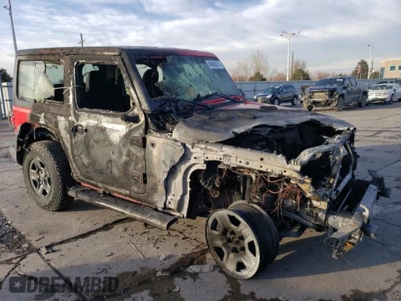 ✅ 2021 Jeep Wrangler Sport • VIN: 1C4GJXAG9MW614936 • Lot: 45460575. Listed on Copart with Not provided. Free auction sales archive from the USA and detailed vehicle history report at DreamBid. Image 4.