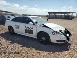 2012 Chevrolet Impala Police Police with VIN 2G1WD5E36C1233624, listed as a Copart auction lot 63424895 with 106,205 mi miles and Salvage title. Bid and sale history available at DreamBid. Image 4.