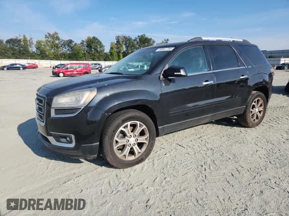 ✅ 2015 GMC Acadia SLT • VIN: 1GKKRSKD0FJ277040 • Lot: 80857755. Listed on Copart with 199,565 mi. Free auction sales archive from the USA and detailed vehicle history report at DreamBid. Image 1.