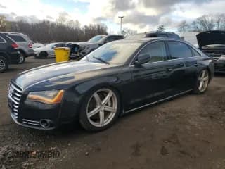 ✅ 2013 Audi A8 4.0L • VIN: WAUR2AFDXDN015418 • Lot: 90934315. Wystawiony na Copart z przebiegiem 176 417 mil. Bezpłatny archiwum sprzedaży aukcyjnych z USA i szczegółowy raport historii pojazdu na DreamBid. Zdjęcie 1.