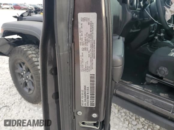 ✅ 2022 Jeep Wrangler Willys Sport • VIN: 1C4GJXAN2NW164546 • Lot: 52257525. Listed on Copart with 34,197 mi. Free auction sales archive from the USA and detailed vehicle history report at DreamBid. Image 14.