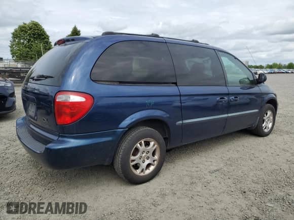 2002 Dodge Caravan EX with VIN 2B8GP74L42R567968, listed as a Copart auction lot 56639355 with 168,252 mi miles and Salvage title. Bid and sale history available at DreamBid. Image 3.
