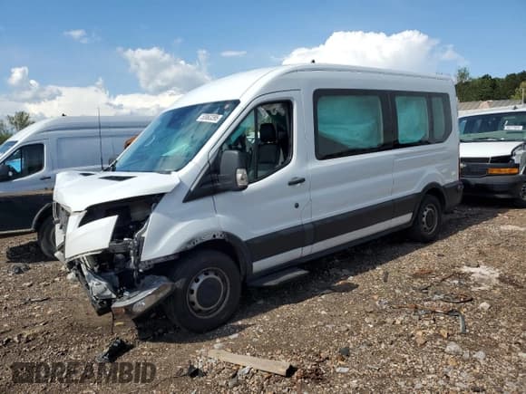 ✅ 2020 Ford Transit Passenger XL • VIN: 1FBAX2C87LKA12379 • Lot: 53063395. Listed on Copart with 341,308 mi. Free auction sales archive from the USA and detailed vehicle history report at DreamBid. Image 1.