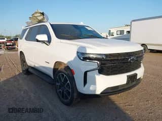 2023 Chevrolet Tahoe RST with VIN 1GNSKRKD4PR427153, listed as a IAAI auction lot 41906796 with 23,113 mi miles and . Bid and sale history available at DreamBid. Image 1.