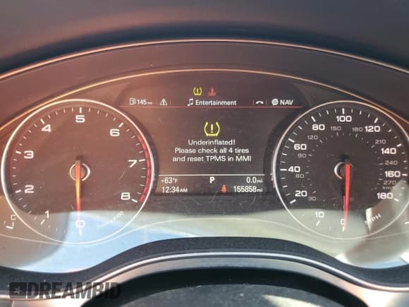 ✅ 2012 Audi A6 Premium Plus • VIN: WAUBGAFC8CN018486 • Lot: 54252565. Listed on Copart with 155,858 mi. Free auction sales archive from the USA and detailed vehicle history report at DreamBid. Image 9.