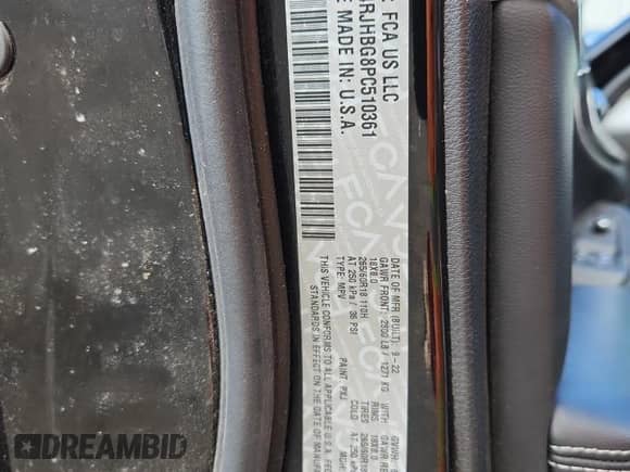 2023 Jeep Grand Cherokee Limited с VIN 1C4RJHBG8PC510361, выставлен на аукционе Copart как лот 84289745 с пробегом 63 500 миль миль и Списание • Salvage title. История ставок и продаж доступна на DreamBid. Изображение 13.