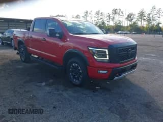 ✅ 2023 Nissan Titan SV • VIN: 1N6AA1ED9PN116486 • Lot: 43620771. Listed on IAAI with 45,847 mi. Free auction sales archive from the USA and detailed vehicle history report at DreamBid. Image 1.