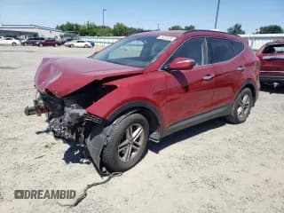 ✅ 2017 Hyundai Santa Fe 2.4L • VIN: 5XYZU3LB4HG461850 • Лот: 55323534. Опубликован ранее на Copart с пробегом 110 193 миль. Бесплатный доступ к архиву аукционных продаж из США и подробный отчёт об истории автомобиля на DreamBid. Изображение 1.