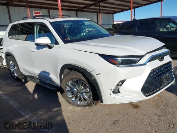 ✅ 2026 Toyota Highlander Platinum • VIN: 5TDAAAB5XTS104478 • Лот: 43550189. Опубликован ранее на IAAI с пробегом 2 409 миль. Бесплатный доступ к архиву аукционных продаж из США и подробный отчёт об истории автомобиля на DreamBid. Изображение 1.