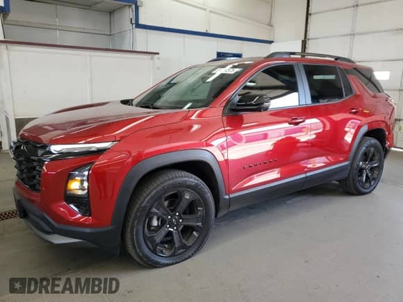 2025 Chevrolet Equinox AWD LT with VIN 3GNAXPEG2SL168993, listed as a Copart auction lot 84599575 with 8,858 mi miles and Salvage title. Bid and sale history available at DreamBid. Image 1.