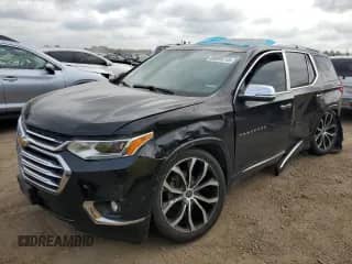 2018 Chevrolet Traverse High Country z VIN 1GNEVKKW3JJ200877, wystawiony jako Copart lot #66095715 z przebiegiem 77 382 mil mil oraz Szkoda całkowita • Salvage title. Historia ofert i sprzedaży dostępna na DreamBid. Obrazek 1.