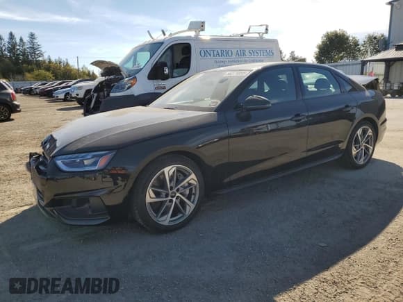 ✅ 2024 Audi A4 • VIN: WAUAAAF49RN013859 • Lot: 86271055. Listed on Copart with 15,007 mi. Free auction sales archive from the USA and detailed vehicle history report at DreamBid. Image 1.