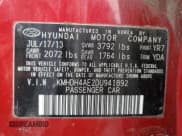 ✅ 2013 Hyundai Elantra GLS • VIN: KMHDH4AE2DU941892 • Lot: 92040655. Listed on Copart with 152,146 mi. Free auction sales archive from the USA and detailed vehicle history report at DreamBid. Image 12.