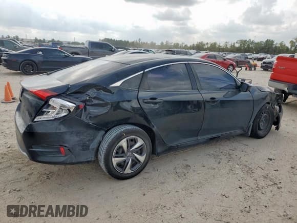 ✅ 2021 Honda Civic LX • VIN: 2HGFC2F6XMH559762 • Lot: 93377545. Listed on Copart with 139,172 mi. Free auction sales archive from the USA and detailed vehicle history report at DreamBid. Image 3.