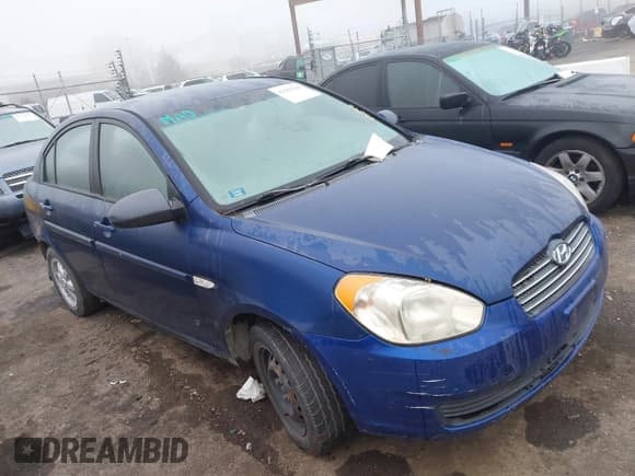 ✅ 2007 Hyundai Accent GLS • VIN: KMHCN46C27U112479 • Лот: 41263296. Опубликован ранее на IAAI с пробегом 196 290 миль. Бесплатный доступ к архиву аукционных продаж из США и подробный отчёт об истории автомобиля на DreamBid. Изображение 1.