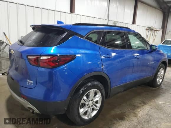 2019 Chevrolet Blazer with VIN 3GNKBCRS9KS597564, listed as a Copart auction lot 70992644 with 71,008 mi miles and Salvage title. Bid and sale history available at DreamBid. Image 3.