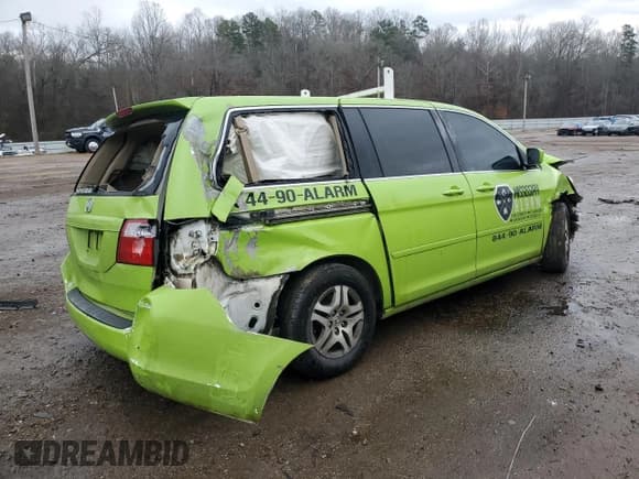 ✅ 2005 Honda Odyssey EX • VIN: 5FNRL38495B037385 • Lot: 43010825. Listed on Copart with Not provided. Free auction sales archive from the USA and detailed vehicle history report at DreamBid. Image 3.