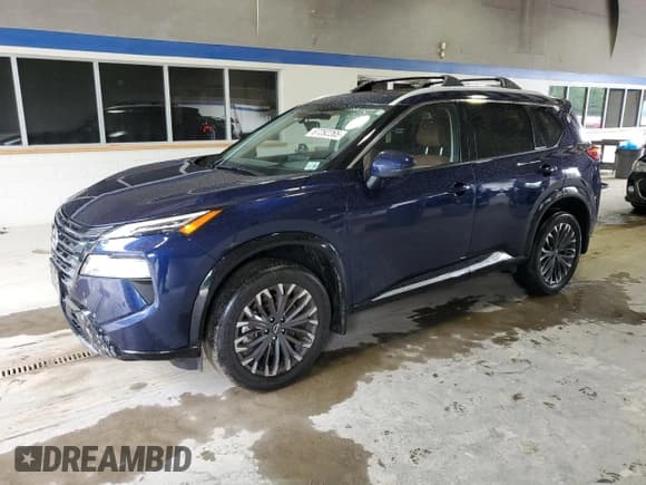 ✅ 2025 Nissan Rogue Platinum • VIN: JN8BT3DD0SW470175 • Lot: 67292265. Listed on Copart with 7,152 mi. Free auction sales archive from the USA and detailed vehicle history report at DreamBid. Image 1.