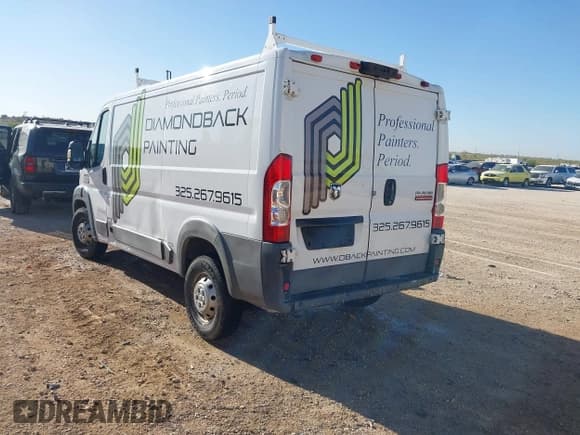 ✅ 2015 Ram ProMaster Cargo • VIN: 3C6TRVAG7FE516262 • Lot: 43666838. Listed on IAAI with 217,170 mi. Free auction sales archive from the USA and detailed vehicle history report at DreamBid. Image 3.