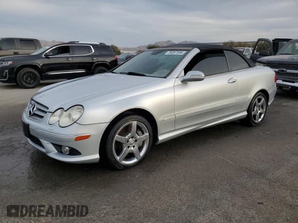 ✅ 2006 Mercedes-Benz CLK 500 • VIN: WDBTK75GX6T060203 • Lot: 39357594. Listed on Copart with 160,918 mi. Free auction sales archive from the USA and detailed vehicle history report at DreamBid. Image 1.