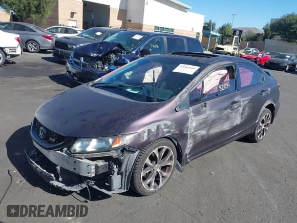 ✅ 2013 Honda Civic Si • VIN: 2HGFB6E50DH709266 • Lot: 43582104. Listed on IAAI with 131,834 mi. Free auction sales archive from the USA and detailed vehicle history report at DreamBid. Image 23.