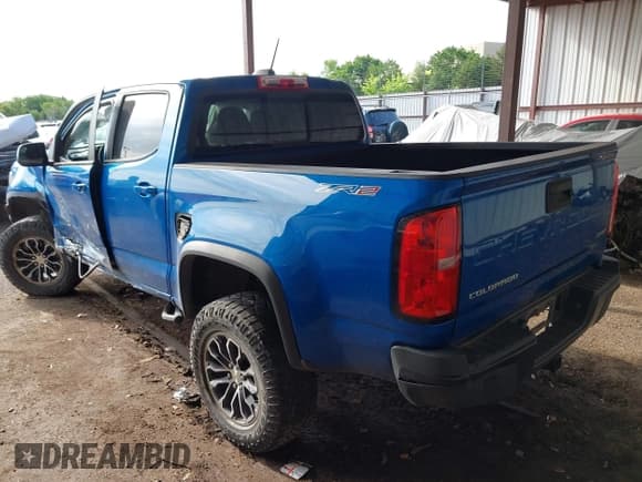 ✅ 2022 Chevrolet Colorado 4WD ZR2 • VIN: 1GCGTEEN8N1118953 • Lot: 42326492. Listed on IAAI with 71,139 mi. Free auction sales archive from the USA and detailed vehicle history report at DreamBid. Image 3.