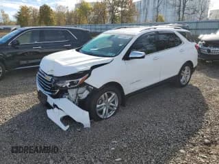 ✅ 2019 Chevrolet Equinox Premier • VIN: 3GNAXYEX5KS678623 • Лот: 87048825. Опубликован ранее на Copart с пробегом 73 401 миль. Бесплатный доступ к архиву аукционных продаж из США и подробный отчёт об истории автомобиля на DreamBid. Изображение 1.