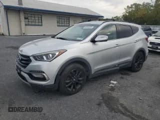 ✅ 2018 Hyundai Santa Fe 2.0T • VIN: 5XYZUDLA7JG505746 • Лот: 80846035. Опубликован ранее на Copart с пробегом 163 734 миль. Бесплатный доступ к архиву аукционных продаж из США и подробный отчёт об истории автомобиля на DreamBid. Изображение 1.