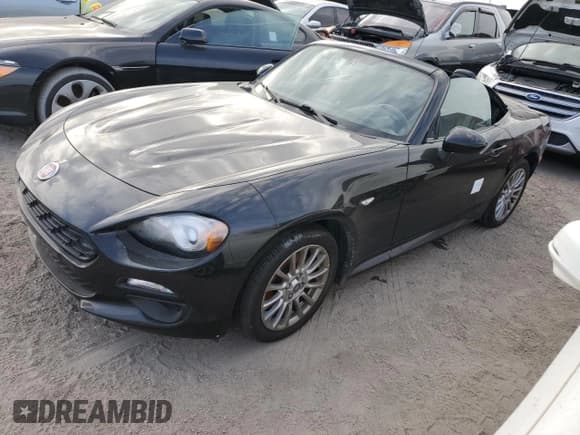 ✅ 2017 FIAT 124 Spider Elaborazione Abarth • VIN: JC1NFAEK4H0127136 • Lot: 76190314. Listed on Copart with Not provided. Free auction sales archive from the USA and detailed vehicle history report at DreamBid. Image 1.