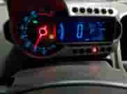 2012 Chevrolet Sonic LTZ with VIN 1G1JE5SH9C4143735, listed as a Copart auction lot 47083355 with 109,585 mi miles and Salvage title. Bid and sale history available at DreamBid. Image 9.