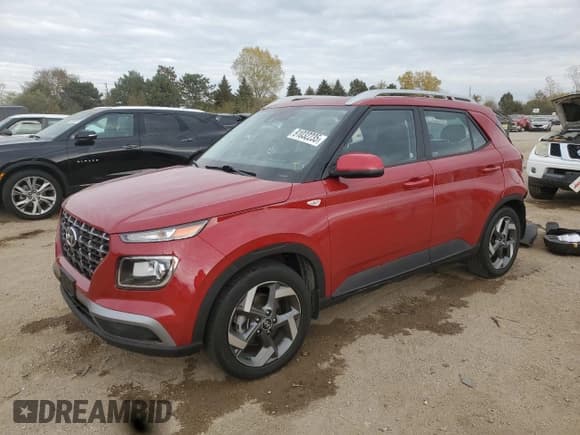 ✅ 2022 Hyundai Venue SEL • VIN: KMHRC8A32NU166473 • Lot: 91032235. Listed on Copart with 44,553 mi. Free auction sales archive from the USA and detailed vehicle history report at DreamBid. Image 1.