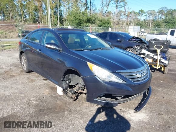 ✅ 2014 Hyundai Sonata SE • VIN: 5NPEC4AC9EH833125 • Лот: 43487769. Опубликован ранее на IAAI с пробегом 119 097 миль. Бесплатный доступ к архиву аукционных продаж из США и подробный отчёт об истории автомобиля на DreamBid. Изображение 1.