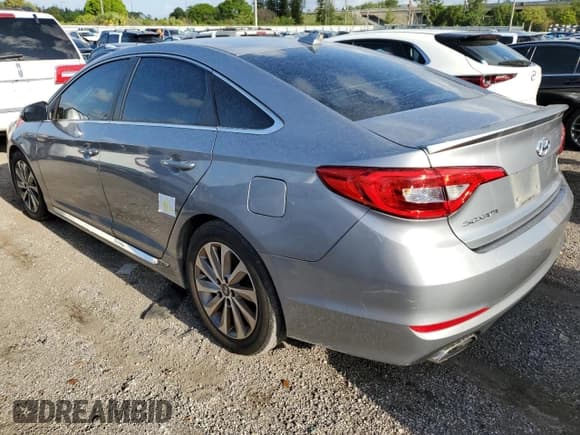 ✅ 2015 Hyundai Sonata Sport • VIN: 5NPE34AF6FH043941 • Lot: 49140163. Listed on Copart with Not provided. Free auction sales archive from the USA and detailed vehicle history report at DreamBid. Image 2.