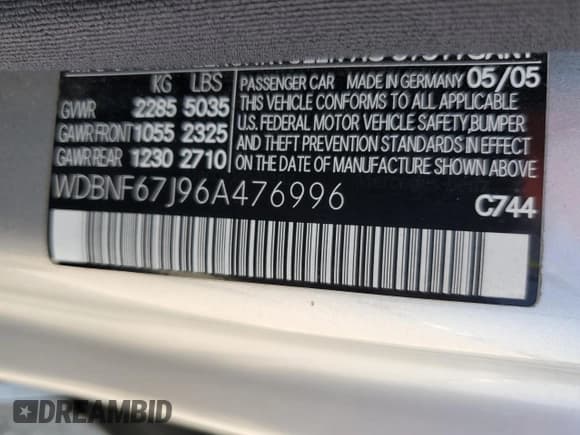 ✅ 2006 Mercedes-Benz S 350 • VIN: WDBNF67J96A476996 • Lot: 52596595. Wystawiony na Copart z przebiegiem Nie podano. Bezpłatny archiwum sprzedaży aukcyjnych z USA i szczegółowy raport historii pojazdu na DreamBid. Zdjęcie 14.