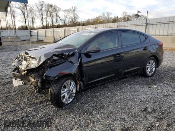 2020 Hyundai Elantra SEL z VIN KMHD84LF1LU042591, wystawiony jako Copart lot #56029615 z przebiegiem 78 140 mil mil oraz Szkoda całkowita • Salvage title. Historia ofert i sprzedaży dostępna na DreamBid. Obrazek 1.