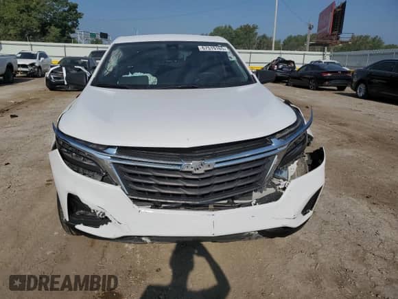 2022 Chevrolet Equinox LS with VIN 3GNAXHEV5NS164693, listed as a Copart auction lot 67519165 with 53,038 mi miles and Salvage title. Bid and sale history available at DreamBid. Image 5.