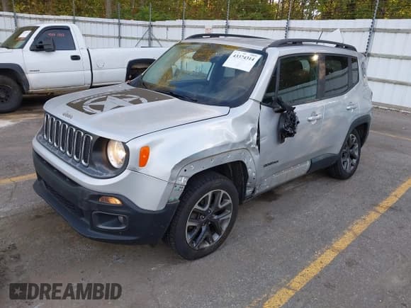 ✅ 2017 Jeep Renegade Latitude • VIN: ZACCJBBB8HPF60715 • Lot: 43374314. Listed on IAAI with 108,642 mi. Free auction sales archive from the USA and detailed vehicle history report at DreamBid. Image 17.
