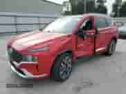 2022 Hyundai Santa Fe Calligraphy with VIN 5NMS54AL9NH477656, listed as a Copart auction lot 85307135 with 36,317 mi miles and Salvage title. Bid and sale history available at DreamBid. Image 1.