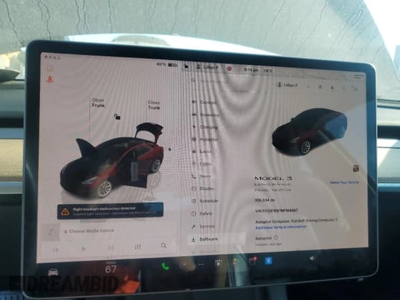 ✅ 2022 Tesla Model 3 Long Range • VIN: 5YJ3E1EB7NF184697 • Lot: 69768635. Listed on Copart with 106,334 mi. Free auction sales archive from the USA and detailed vehicle history report at DreamBid. Image 9.