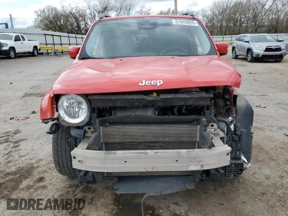 ✅ 2017 Jeep Renegade Latitude • VIN: ZACCJABB7HPG22860 • Lot: 51043855. Listed on Copart with 107,941 mi. Free auction sales archive from the USA and detailed vehicle history report at DreamBid. Image 5.
